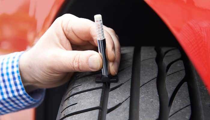 Tire Tread Depth Inspection